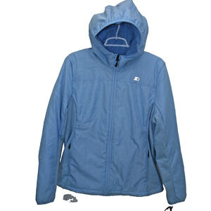 Authentic Starter Storm Star hooded medium weight coat - Women's Size Large